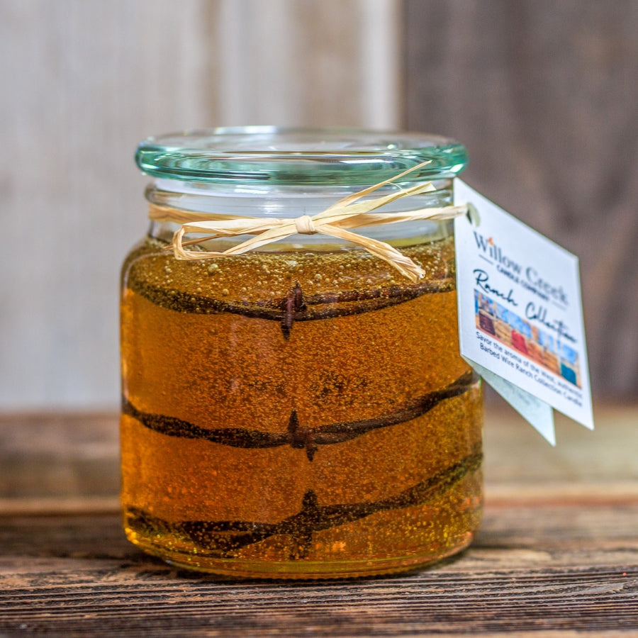 Cowboy Coffee Barbed Wire Candle 16oz